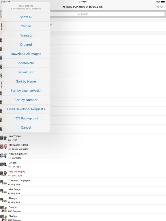 Toy Collector: Archive Catalog iPad screenshot 4 - Entertainment app