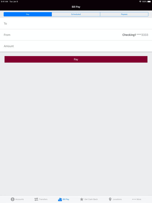 The Marion National Bank iPad screenshot 5 - Finance app
