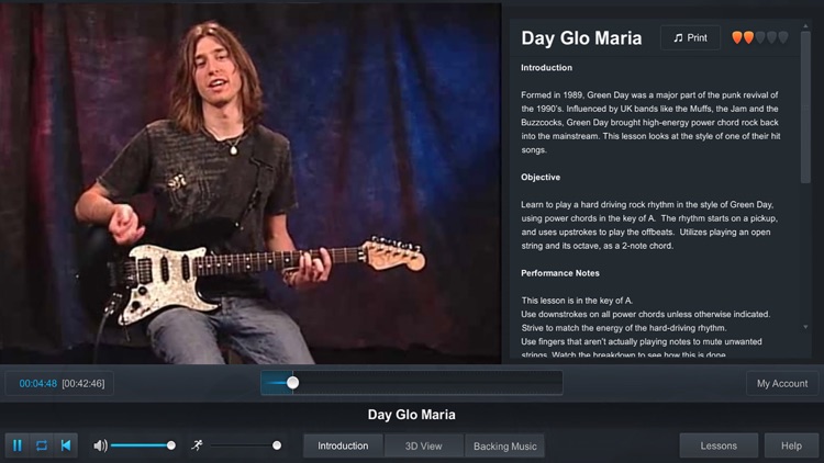 iPerform3D Guitar Lessons