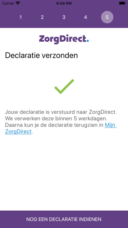 ZorgDirect Declaratie App