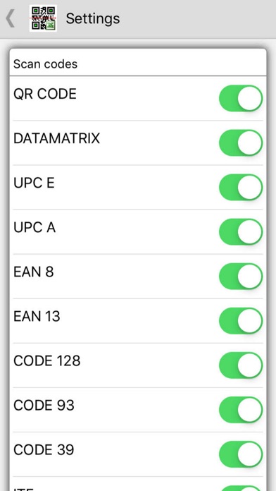 LoMag Barcode Scanner - Excel Screenshot