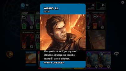 Dresden Files Co-op Card Game Screenshots