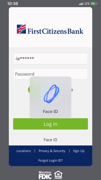 First Citizens Mobile Banking Screenshot