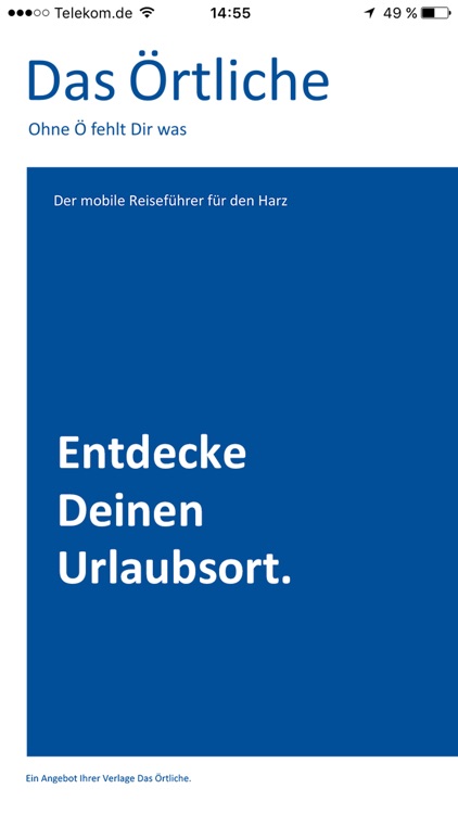 Harz-App von Das Örtliche