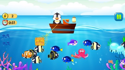 Baby Penguin Fishing Screenshot