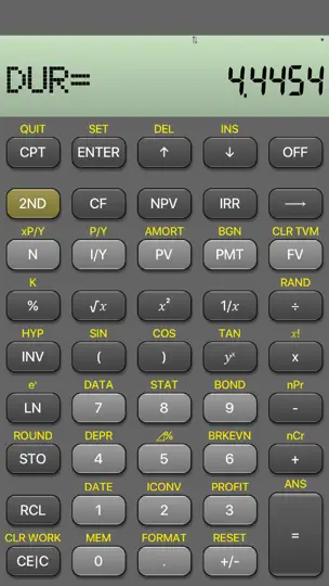 BA Financial Calculator (PRO) iPhone Ekran Görüntüsü 4