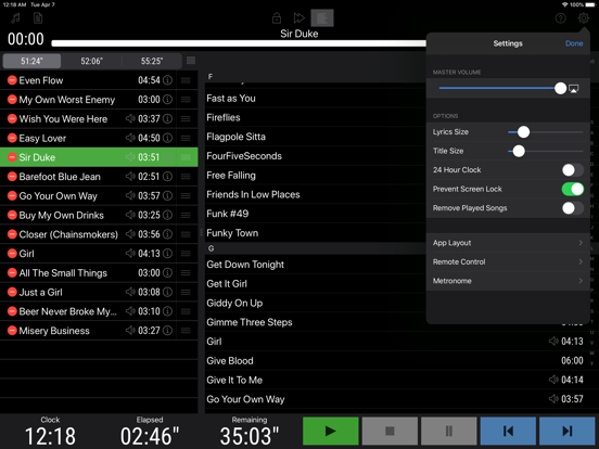 BackTrax iPad app afbeelding 5
