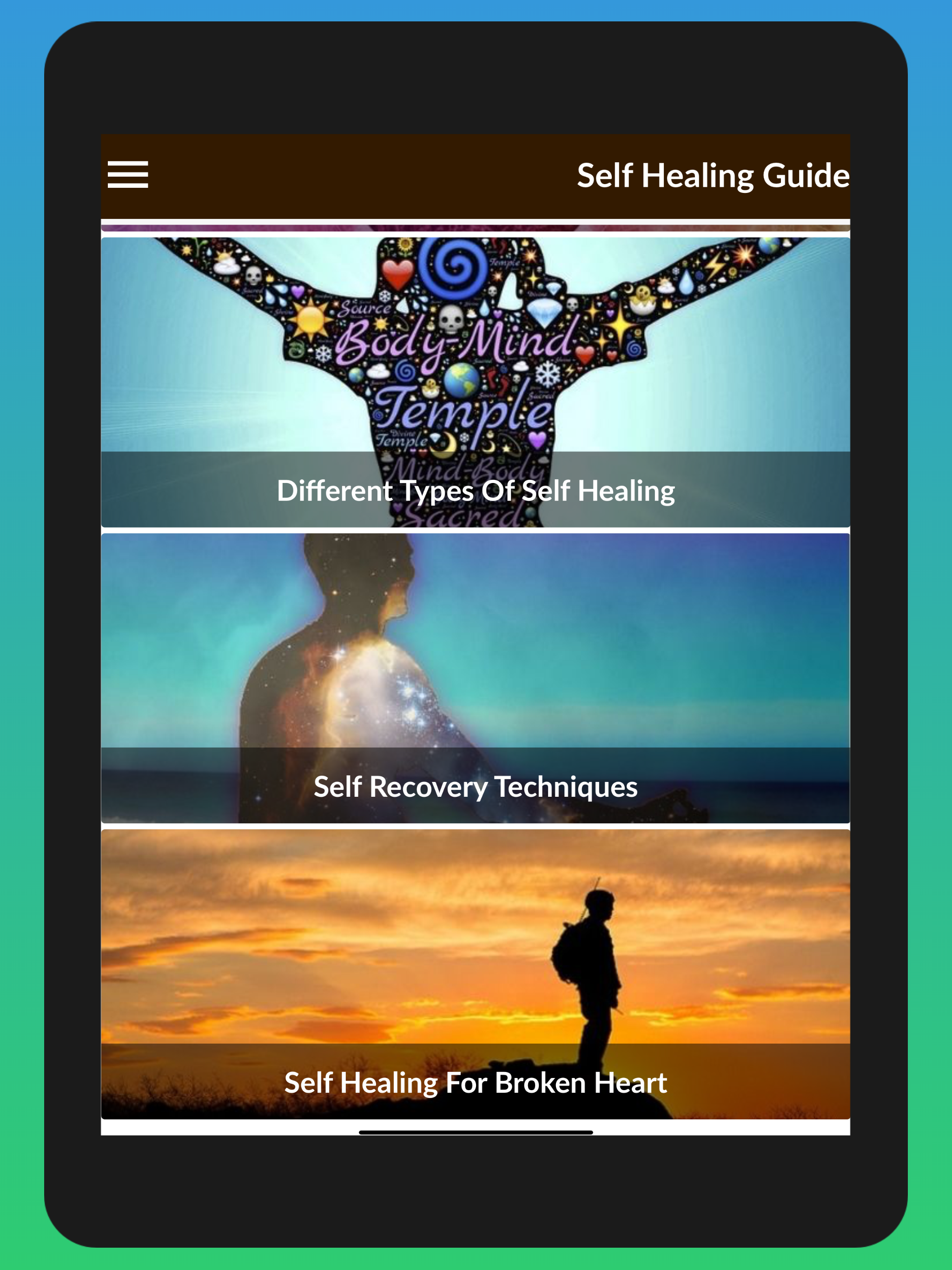 Self Healing Guide screenshot 9