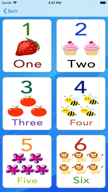 Learn number games for kids