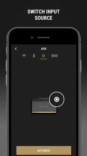 Screenshot von Marshall Voice auf dem iPhone 8