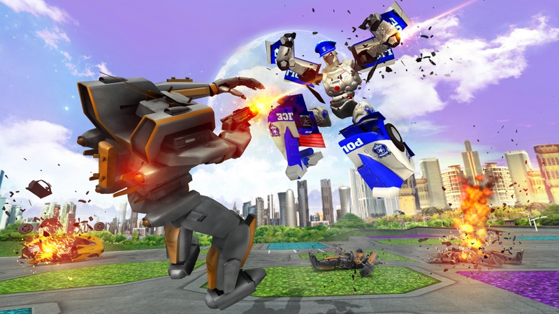 Cops Robot Battle screenshot 5