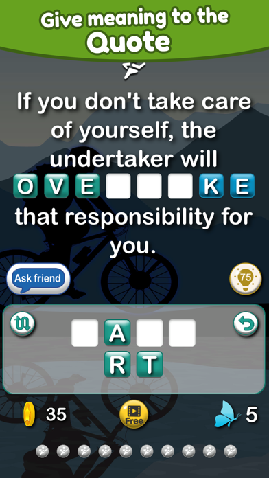Screenshot #2 pour Game of Quotes