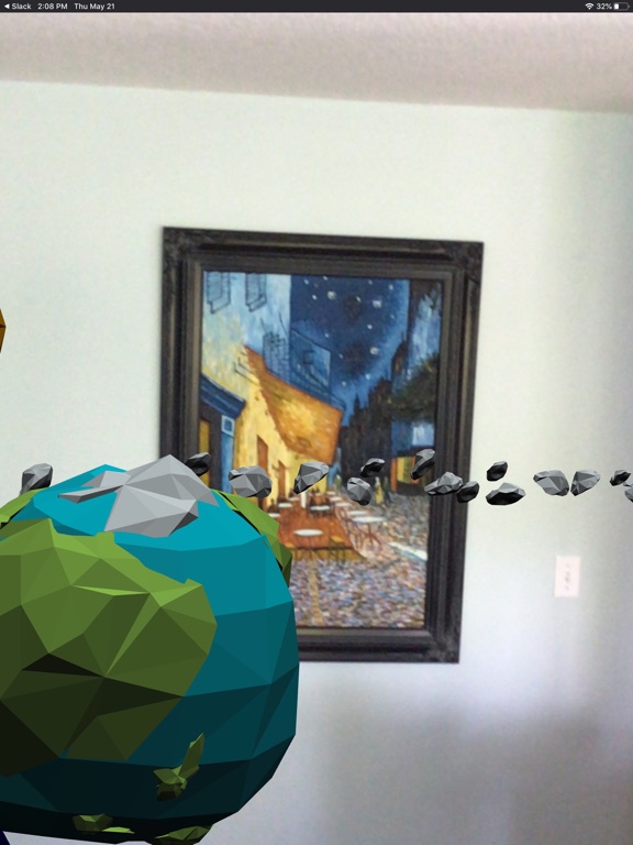 WebXR Viewer iPad screenshot