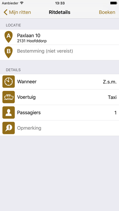 TSH Taxi Screenshot