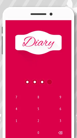 Diary - Journal with password screenshot 1