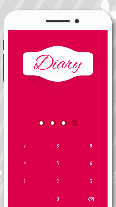 Diary - Journal with password Screenshot