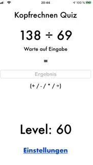 kopfrechnen quiz iphone bildschirmfoto 3