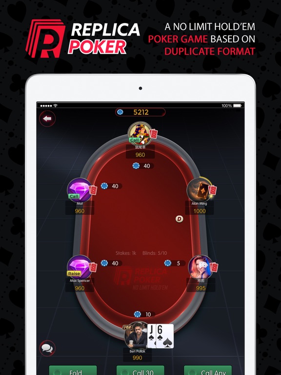 Screenshot #4 pour Replica Poker - THNL Duplicate