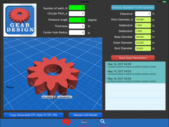 Screenshot #5 pour Gear Design