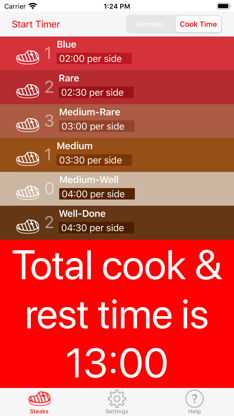 Steak Timer Pro screenshot 3