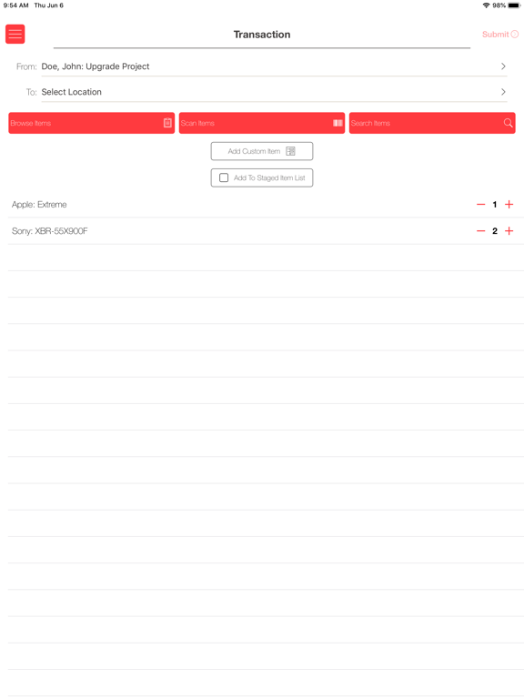 Tracknicity iPad screenshot 2 - Business app