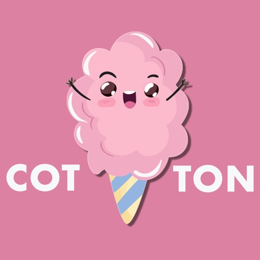 Cotton Candy Funny Stickers icon