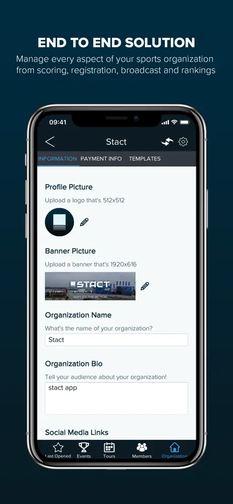 Stact - Event Manager