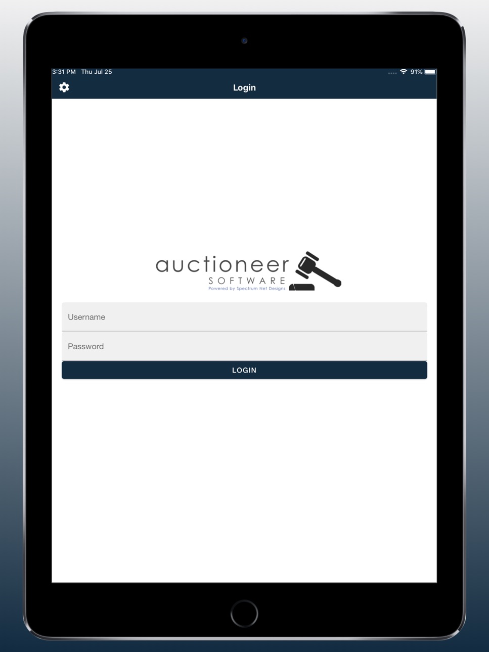 iPad screenshot