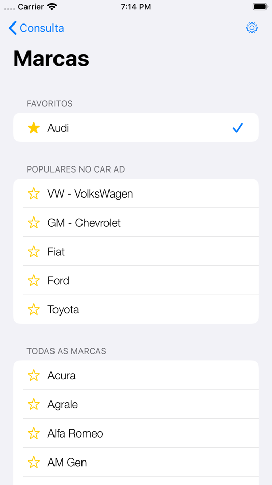 #2. Car Ad - Tabela FIPE (iOS) 由: Robson Previato