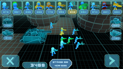 Stickman Simulator: Neon Tanks Screenshot
