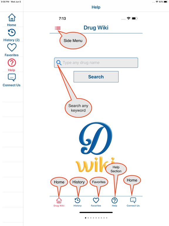 DrugWiki iPad screenshot 4 - Medical app