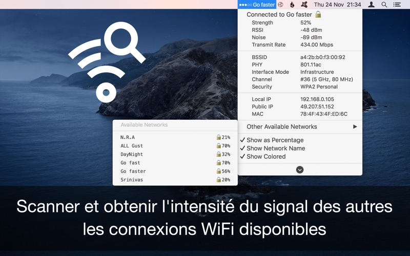 Screenshot #3 pour WiFi Signal Strength: Wifiry