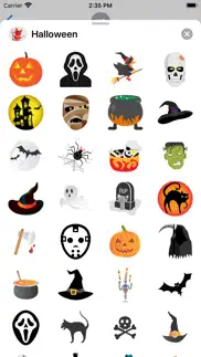 halloween boo! scary stickers iphone screenshot 1