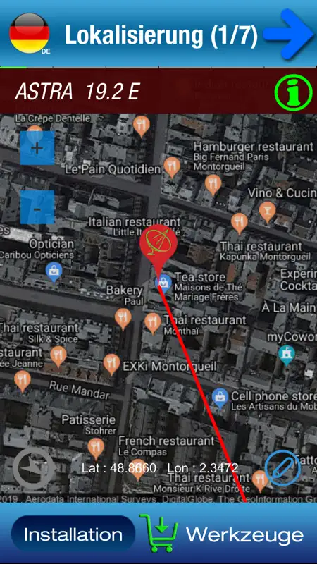 SatCatchr Parabolantenne Setup screenshot 1 of 10