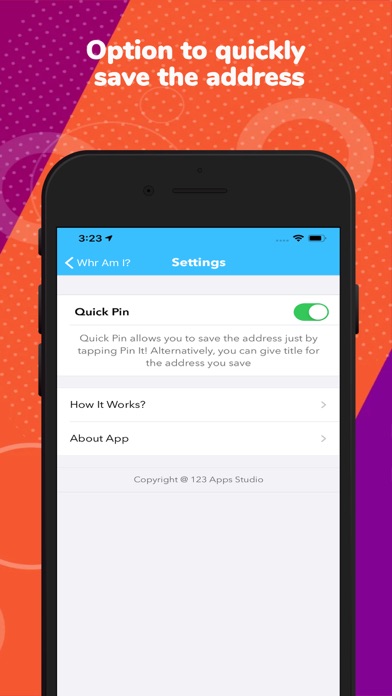Where Am I? - Get your Address iPhone screenshot 5 - Travel app