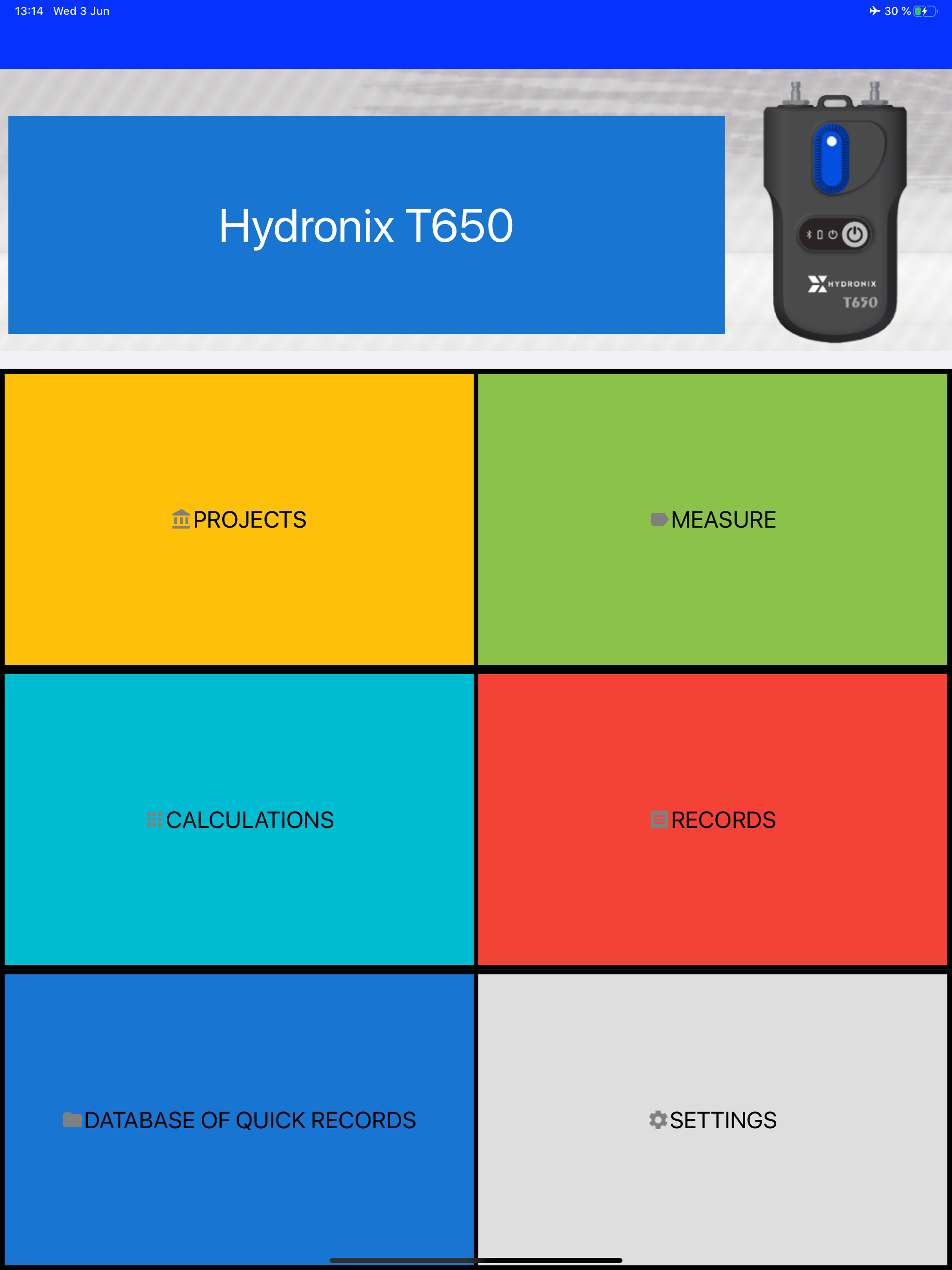 Hydronix T650 screenshot 7