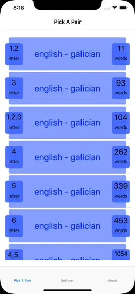 Game screenshot PickAPair Galician - English mod apk