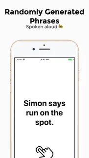 simon says command generator iphone screenshot 1