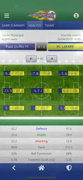 Game screenshot Virtuafoot Football Manager hack
