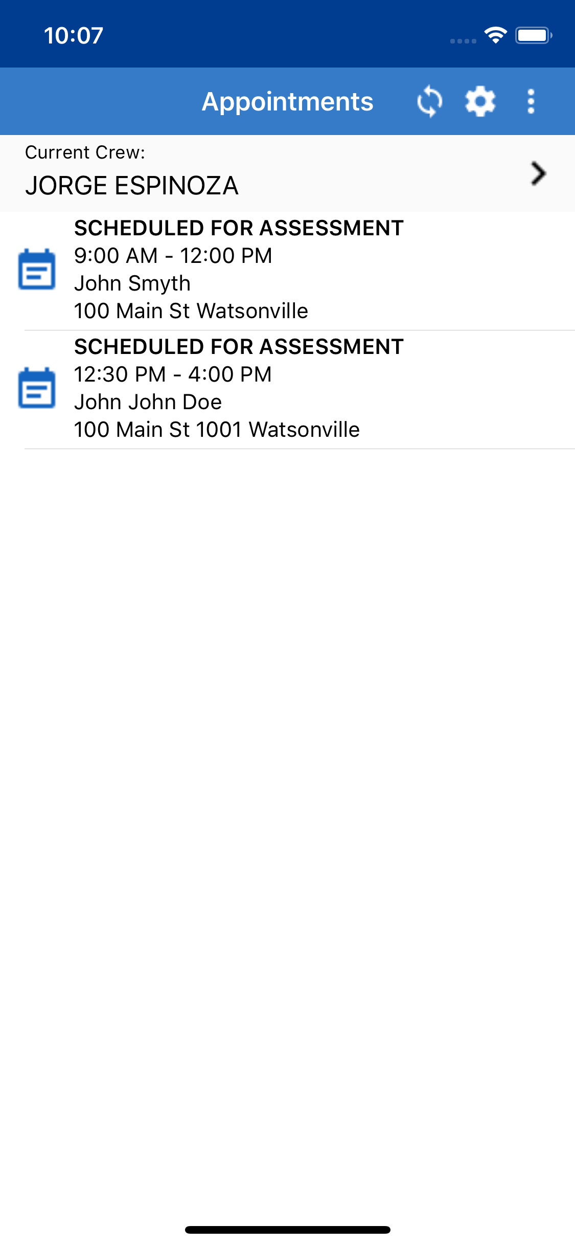 ServTraq screenshot 3