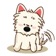 West Highland White Terrier app icon - Stickers app for iPhone
