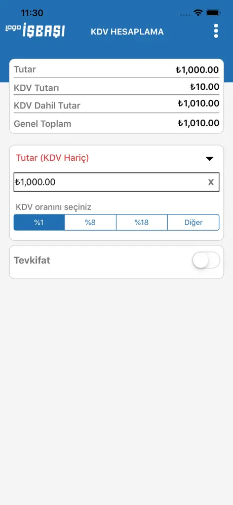KDV Hesaplama Pro