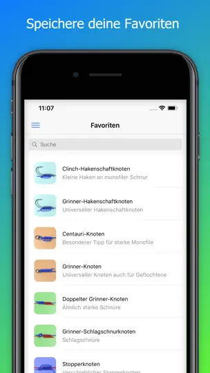 Screenshot von MyRigs - Knoten Zum Angeln Pro auf dem iPhone 7