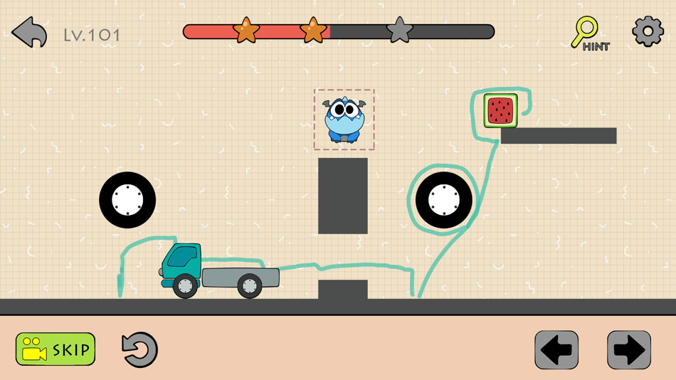 #5. Dino Brain - Draw Physics Line (iOS) Podle: ICEBEAR., JSC