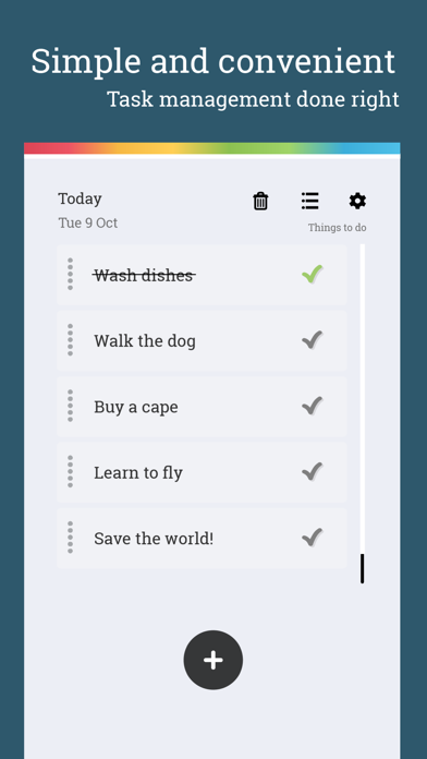 Screenshot #1 pour Tasks To Do Today