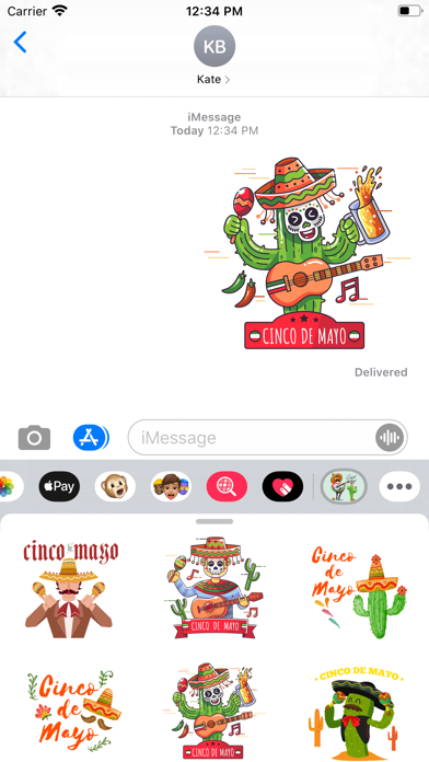 Screenshot #1 pour Cinco De Mayo Mexico Stickers
