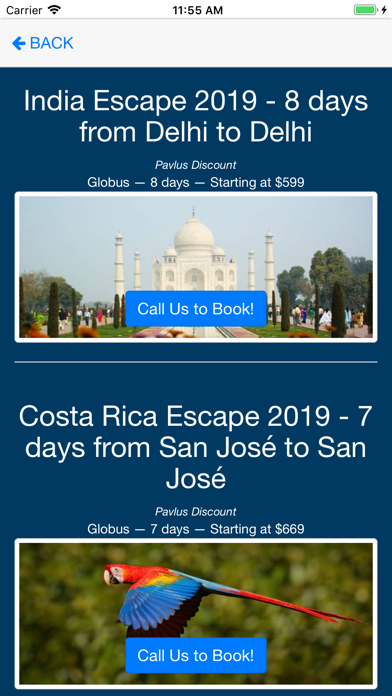 Pavlus Travel iPhone screenshot 4 - Travel app