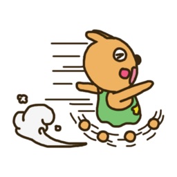 Blushing bunny sticker