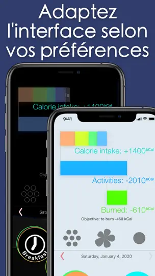 Capture d'écran de Calories Minute Access sur iPhone 4