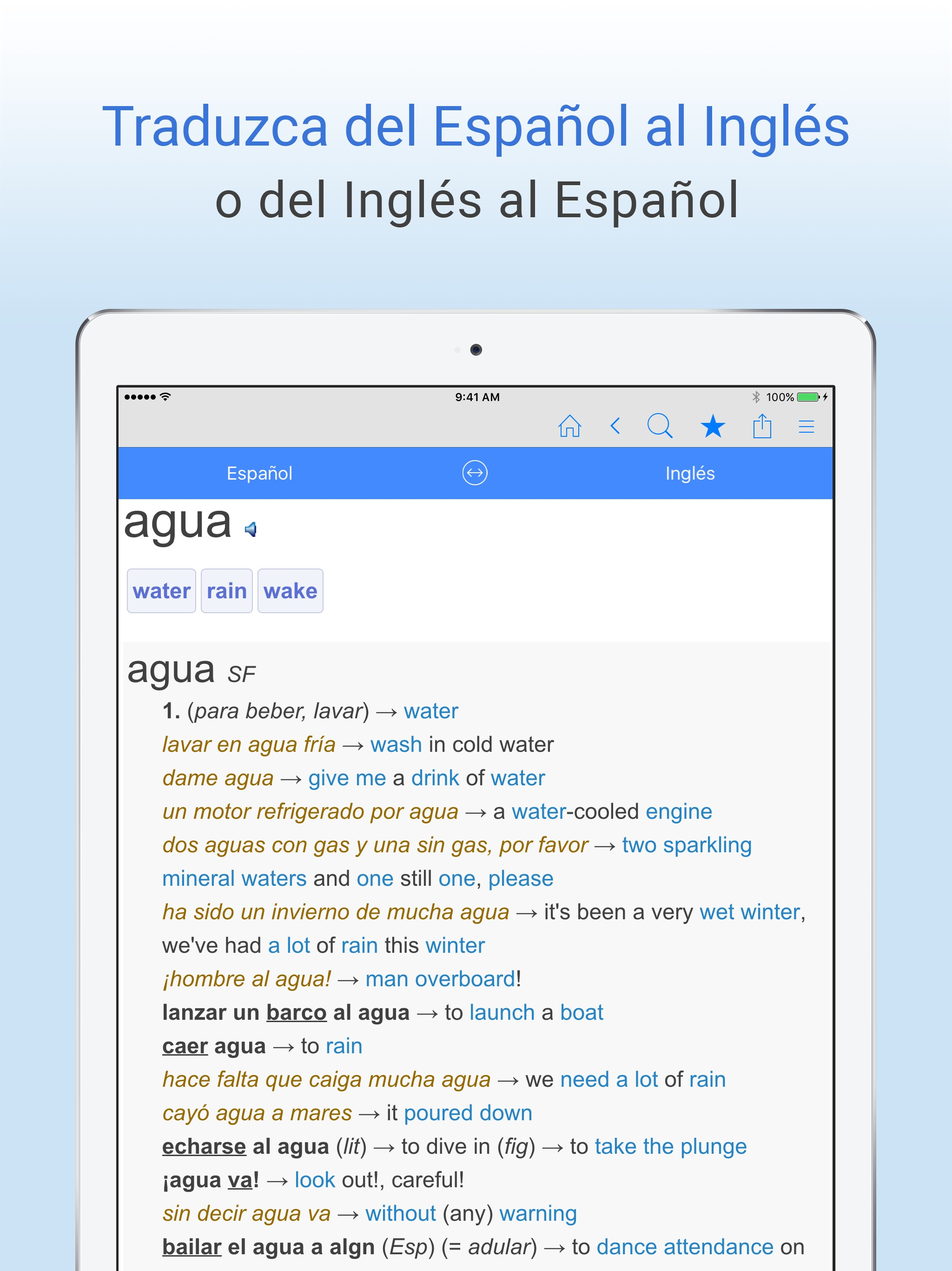 Diccionario Español-Inglés.
